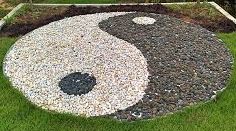 rock mulch garden