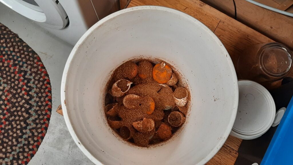 homemade bokashi bucket
